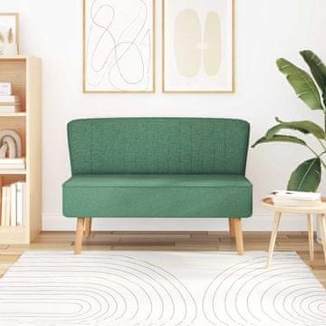 Vidaxl Sofa 117x55,5x77 cm, Zelena tkanina