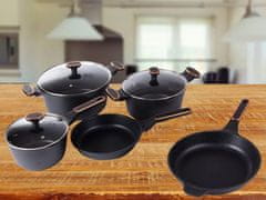 kingstyle PREMIUM veliki 8-dijelni aluminijski set. indukcijsko posuđe