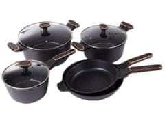 kingstyle PREMIUM veliki 8-dijelni aluminijski set. indukcijsko posuđe