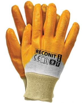 Nitrilne rukavice s manžetom, žute reconit-Y 10, nitros - 12.0 par - rek ogr 4410