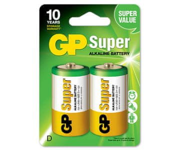 SUPER ALKALNE BATERIJE LR20 D 1,5V 2 KOMADA - GP13A-U2