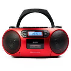AIWA AIWA Prenosni radio Boombox BBTC-550RD s CD/MP3/USB/BT/Kazetofonom i FM PLL tunerom