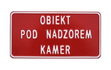 PLOČA 15*29 CM OBJEKT POD NADZOROM KAMERE - TABLICA C3