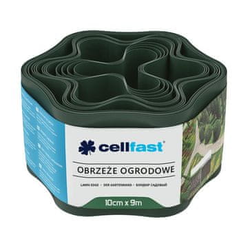 Cellfast Vrtni rub tamnozeleni 10CM*9M - C 30-021