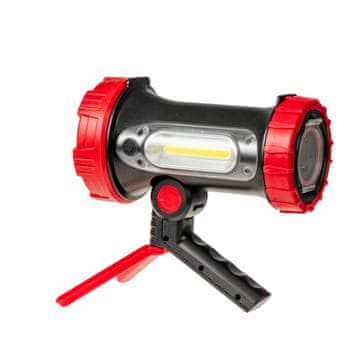 PRO LED svjetiljka s punjivom baterijom, pomična ručka, 350LM + 180LM - 100-OS-215