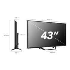 SmartTech Pametni televizor 43″ QLED 4K Google TV 5.0