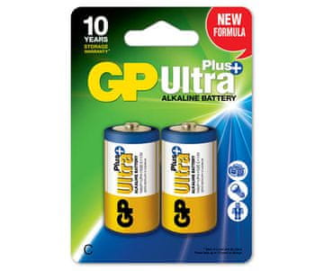 Ultra+ alkalna baterija 1,5 V LR14 C 2 komada - GP14AUP-S2