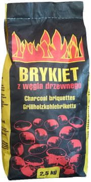 BRIKETI OD DRVENOG UGLJENA 2,5 KG - W-994WGD BX