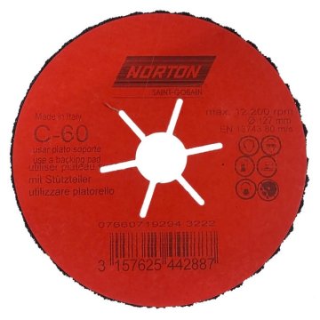 Norton Polufleksibilni disk CP flex 127MM P.60 - P8 CP127 60