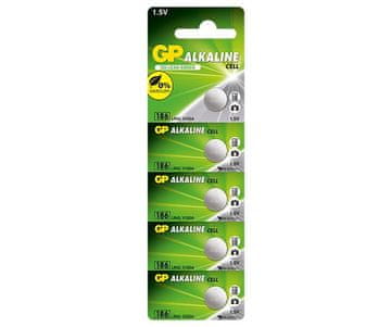 Baterija za sat alk. 1,5 V 186, LR43, V12GA, D186A - 10,0 kom - GP 186 SZ