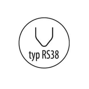 Dedra Spajalice 0,8 MM RS38 za plastiku 100 kom - DED75271