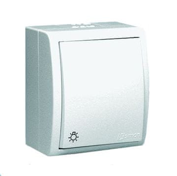 Aquarius tipkalo IP54 bijelo AQS1/11 - E131AA-KN293