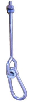 Kuka za ljuljanje M10*195 + karabin - HUST3353 kukica