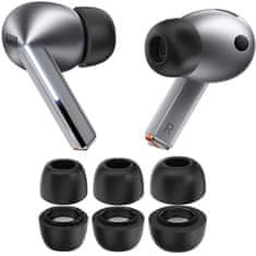 Tech-protect Ear Tips zamjenske gumice za Samsung Galaxy Buds 3 Pro 3 kom, sive