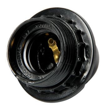 Next BAKELITNO GRLO S PRSTENOM E27 CRNO - EX-S9100008
