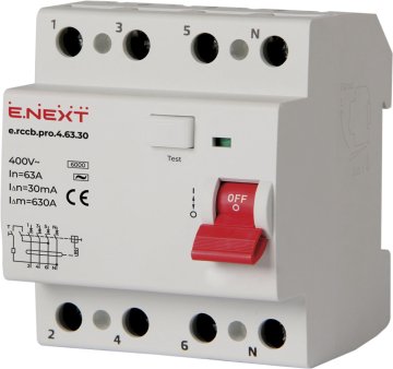 Next Rcd rccb.PRO 4P 63A 30MA - EX-P003020