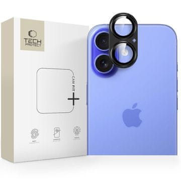 Tech-protect CamFull zaštitno staklo za kameru za iPhone 17, crno