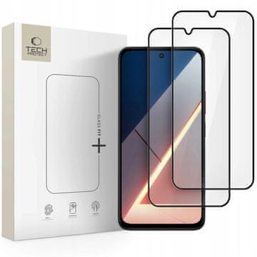 Tech-protect Glass Fit 2x zaštitno staklo za Xiaomi Poco M7, crno
