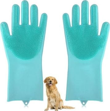 HARLEY® Silikonske rukavice za njegu, čišćenje i kupanje pasa i mačaka | FURMITTS