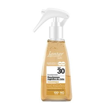 Jantarna dvofazna zaštitna maglica za tijelo SPF30 za posvjetljivanje