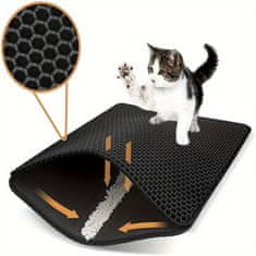 HARLEY® Dvoslojna vodootporna prostirka za mačji WC 40x50 cm – hvata urin i pijesak | CATMAT