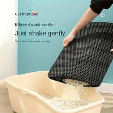 HARLEY® Dvoslojna vodootporna prostirka za mačji WC 40x50 cm – hvata urin i pijesak | CATMAT