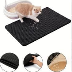 HARLEY® Dvoslojna vodootporna prostirka za mačji WC 40x50 cm – hvata urin i pijesak | CATMAT