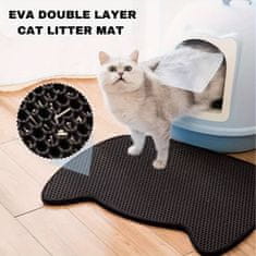 HARLEY® Dvoslojna vodootporna prostirka za mačji WC 40x50 cm – hvata urin i pijesak | CATMAT
