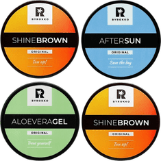 Byrokko Byrokko Sunkissed set za sunčanje 2x shine brown 1x aloe vera 1x after sun