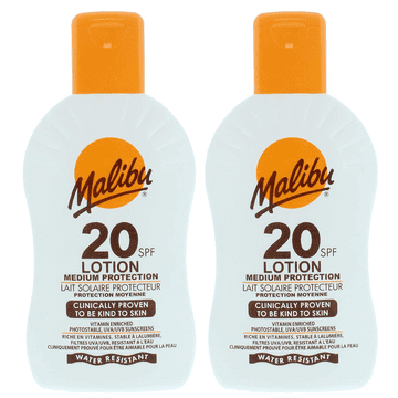 Malibu Malibu protective lotion spf20 vodootporni balzam 200ml x2szt