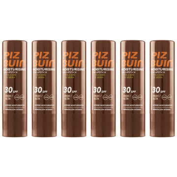 Piz Buin Piz Buin Moisturising Balsam zaštitni za usne SPF30, x6