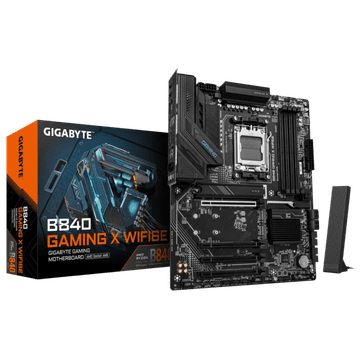 Gigabyte B840 GAMING X WIFI6E, DDR5, SATA3, USB3.2Gen2, DP, 2.5GbE, Wi-Fi 6E, AM5 ATX