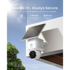 Anker Eufy Security SoloCam E42 komplet 2 kamere + HomeBase 3 baza + 2 solarna panela