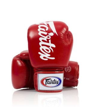 Fairtex Fairtex bokserske rukavice od prirodne kože BGV19 crvene 10oz