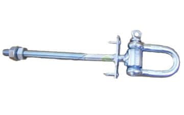 Kuka za ljuljanje s M12 okovom + šiljcima - HUST3545 kuka