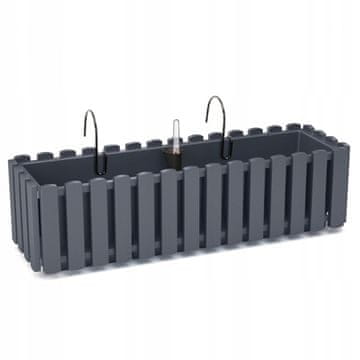 Prosperplast Boardee Fencycase 600W balkonska kutija | Antracit