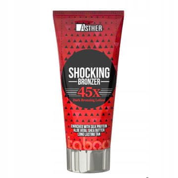 Asther Asther shocking bronzer X45 jaki ten za samotamnjenje, 2 komada