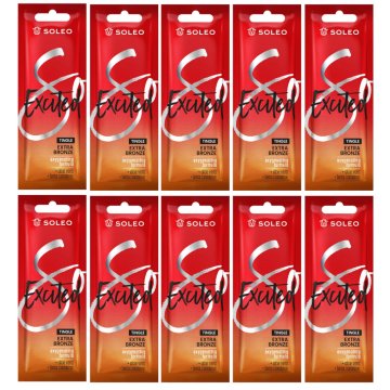 Soleo Soleo Excited Bronzer Tingle rozgrzewajući, 10 komada