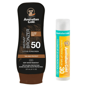 Australian Gold Australian gold balsam s bronzerom spf50 i pomadka zaštitna
