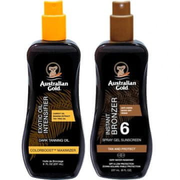 Australian Gold Australian gold intensifier oil i sprej za sunčanje s bronzerom spf6
