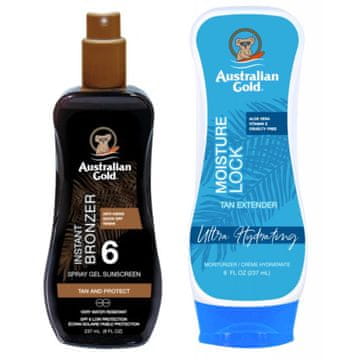 Australian Gold Australian gold spray bronzer spf6 i moisture lock 237ml