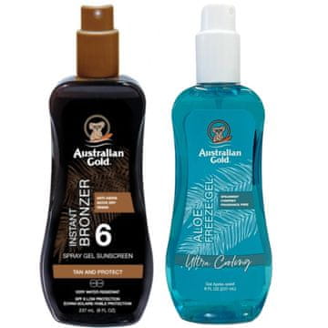 Australian Gold Australian Gold spray bronzer SPF6 i Aloe Freeze