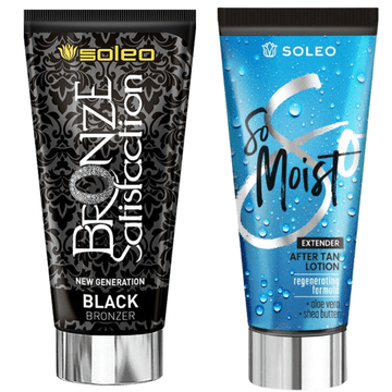 Soleo Soleo black bronzer satisfaction i so moisturizing op po opalaniu