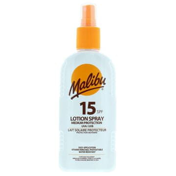 Malibu Malibu losion za sunčanje sprej SPF15 vodootporni sprej 200ml