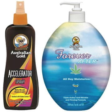 Australian Gold Australian gold accelerator w spreju i forever after nakon sunčanja