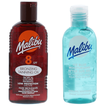 Malibu Malibu ulje za sunčanje spf8 200ml i gel poslije sunčanja 100ml