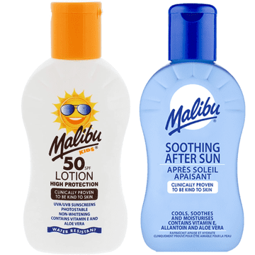 Malibu Malibu balzam za djecu spf50 100ml + balzam nakon sunčanja 100ml