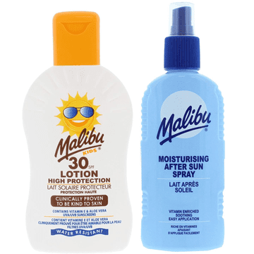 Malibu Malibu zaštitni balzam za djecu SPF30 200ml + balzam u spreju nakon sunčanja 200ml