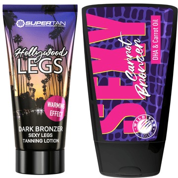 Supertan California Hollywood Legs i Wild Tan Sexy Carot
