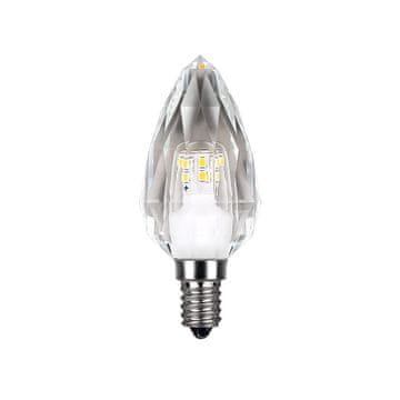 Ekolight Ukrasna LED žarulja E14 4W C37 neutralna kristal